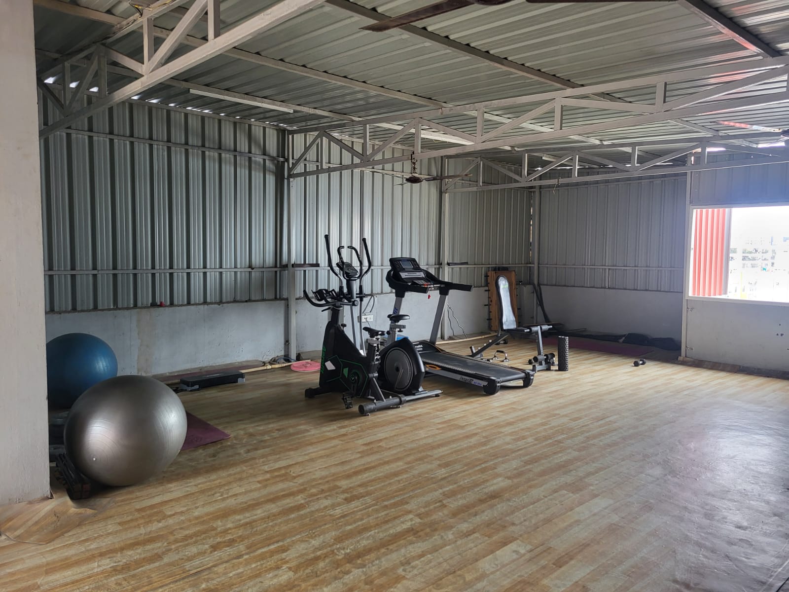 Gym equipment at S A M Women's PG